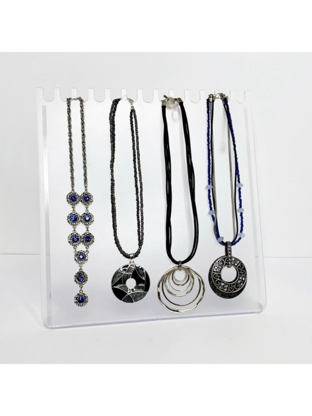 NECKLACE BRACELET JEWELRY ORGANIZER Clear acrylic